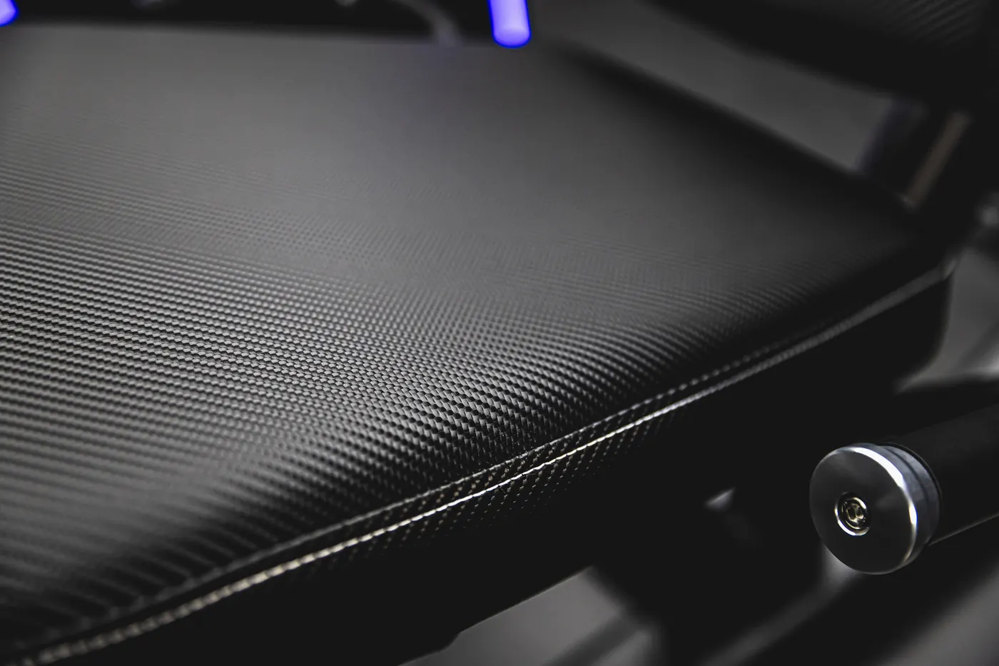Macro of the textured iStrength seat upholstery